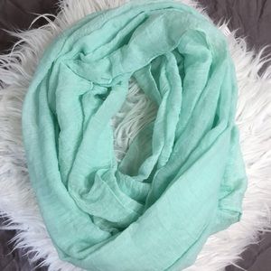 Mint Infinity Scarf